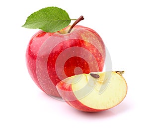 Apple with slice