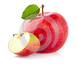 Apple with slice