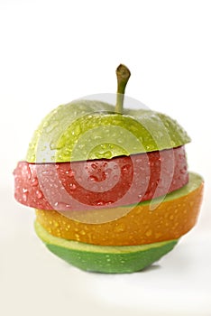 Apple slices concept