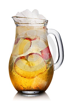 Apple spritzer (apfelschorle) pitcher photo