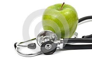 Apple and Stethoscope