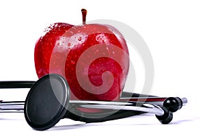 Apple and Stethoscope