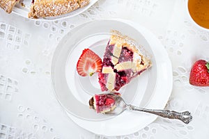 Apple, Strawberry and Blackberry Lattice Pie