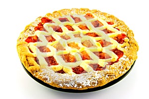 Apple and Strawberry Pie