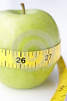 Apple With Tape Measure