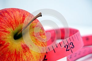 Apple and Tape Measure