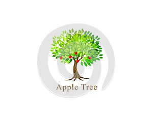 Apple tree vector