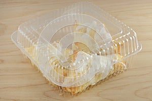 Apple turnovers with icing