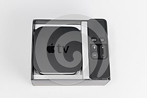 Apple TV with remote control