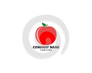Apple vector illustration design icon logo template