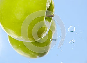 Apple water drops