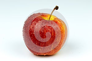 Apple with water drops