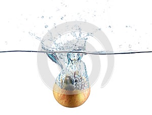 Apple water splash