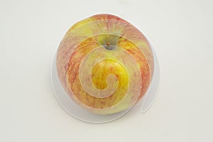 Apple on white background