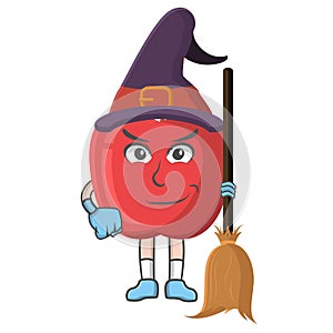 Apple witcher design character, design vector illustrator