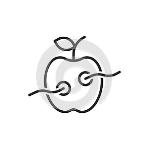 Apple Worm Icon