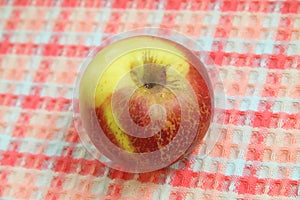 Apple with wrinkled skin