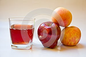 Applecider and raw apple