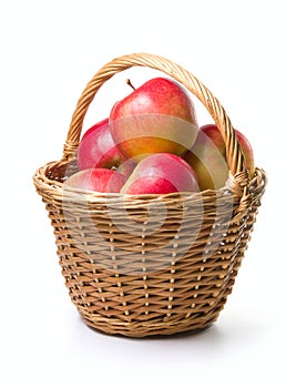 Apples in basket