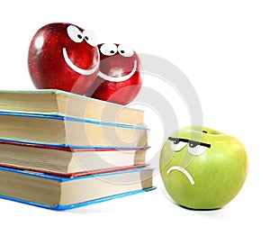 Apples and books