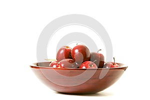 Apples in a bowl