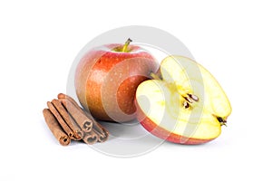 Apples with cinnamon