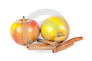 Apples with cinnamon