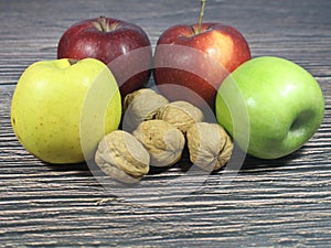 Apples Fruits Health Natural Colors Food Flavor photo