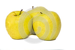 Apples on isolated on a white background