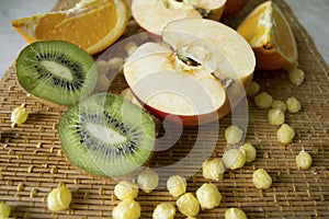 Apples and kiwis