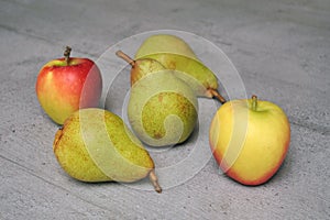 Apples and pears