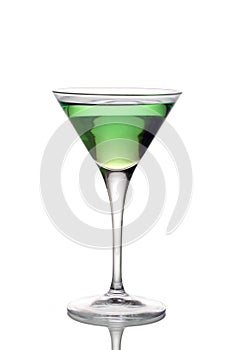 Appletini cocktail