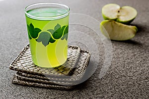 Appletini / Green Apple Juice.