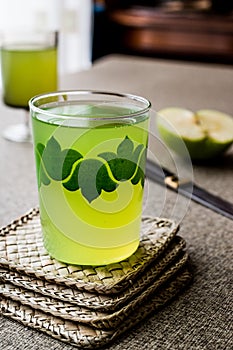 Appletini / Green Apple Juice.