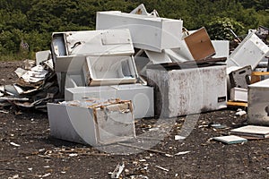 Appliances at the landfill