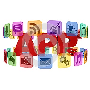 Application - 3d app icons