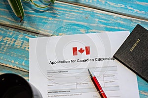 Application for Canadian permanent residency and citizenship photo