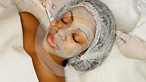 Application of a cosmetology mask
