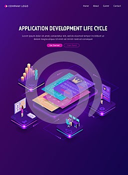 Application development life cycle banner