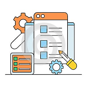 Application development and page construction blend coding, design, and user experience