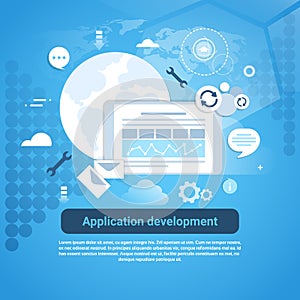 Application Development Web Coding Banner With Copy Space