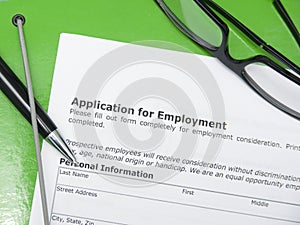 Application employment