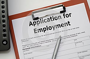 Application for Employment