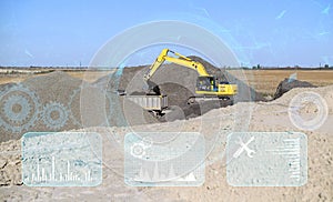 Application of future technologies for data analysis via the global Internet and full automation of road construction without the