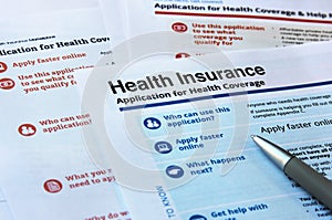 Application for health coverage