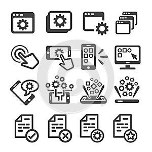 Application icon set