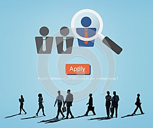 Application Occupation Profession Job Seeker Concept