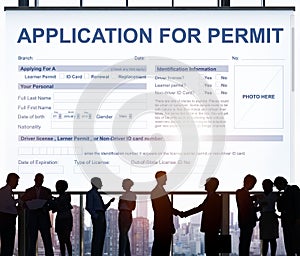 Application for Permit Form Authority Concept