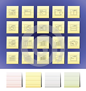 Application, Programming, Server and computer icon