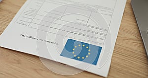 Application for Schengen visa to EU to fill out